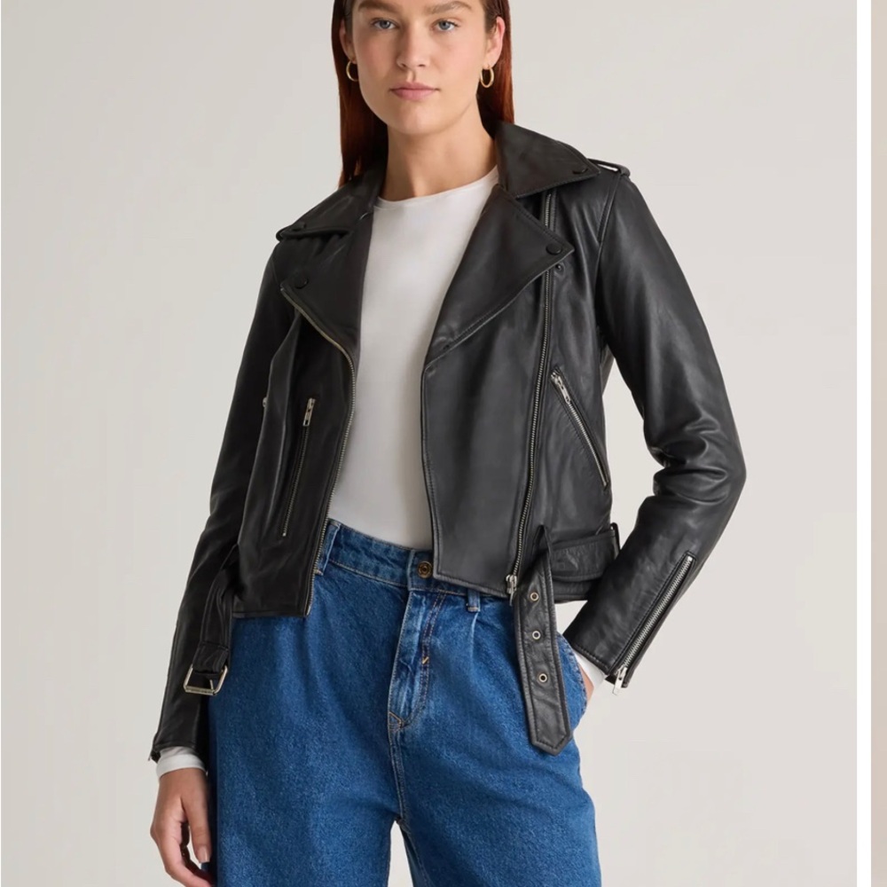 100% Leather Motorcycle Jacket